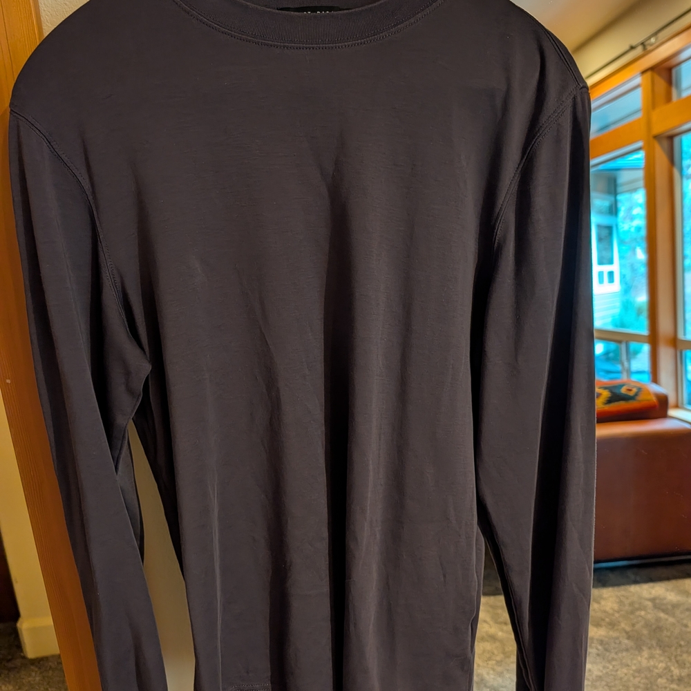 Robert Barakett Charcoal Long Sleeve Tee